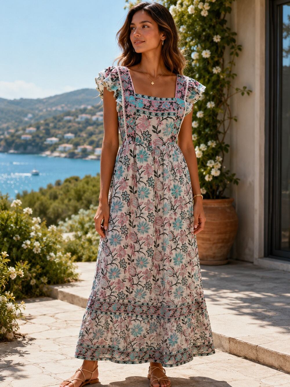 Bell by Alicia Bell Print Midi Dress